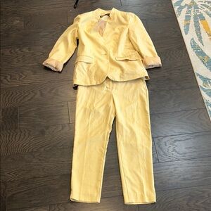 Yellow Womens Suit